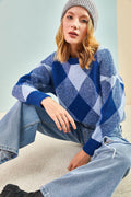 Blue Women Sweater
