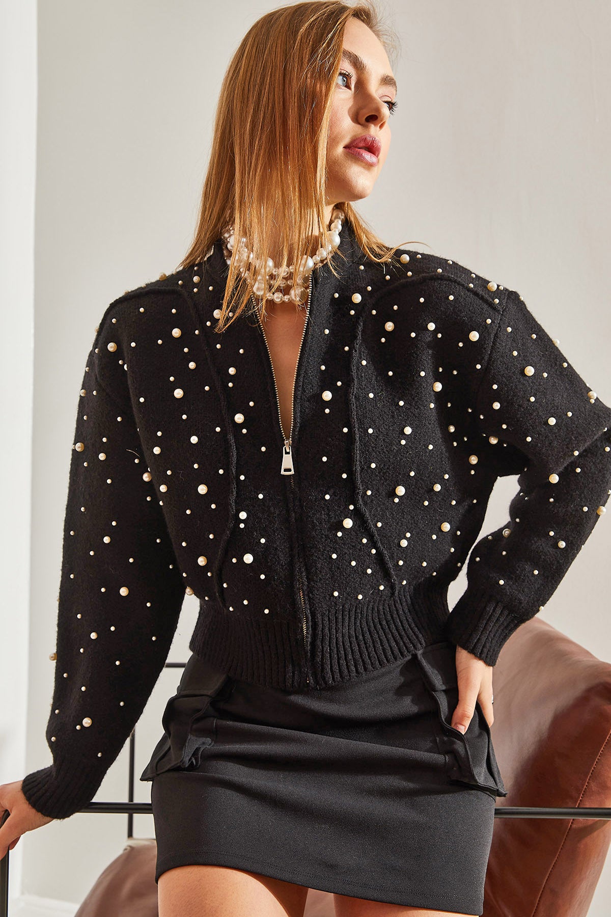 Black Women Cardigan