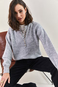 Grey Women Sweater