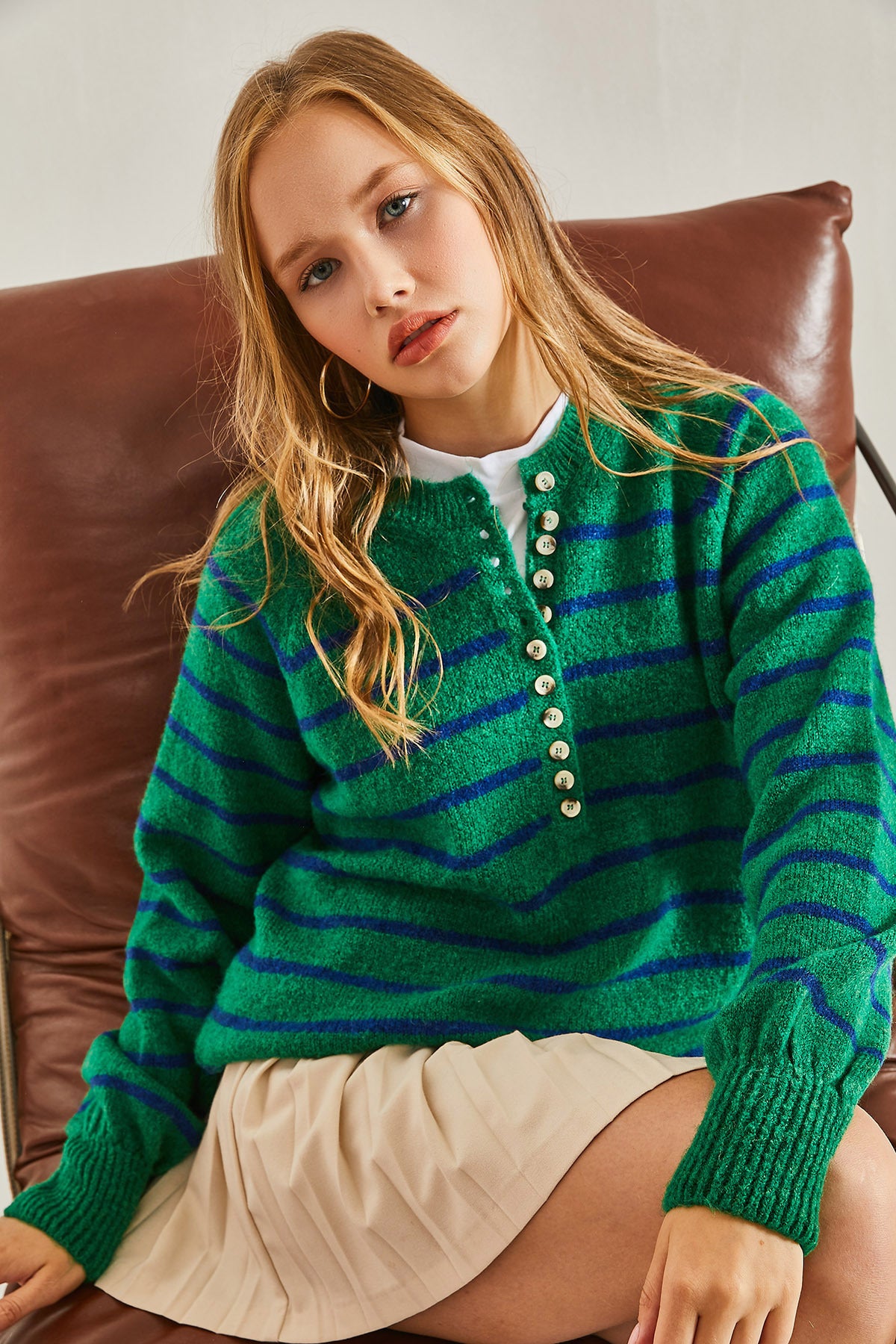 Green - Cobalt Women Sweater
