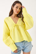 Yellow Women Blouse