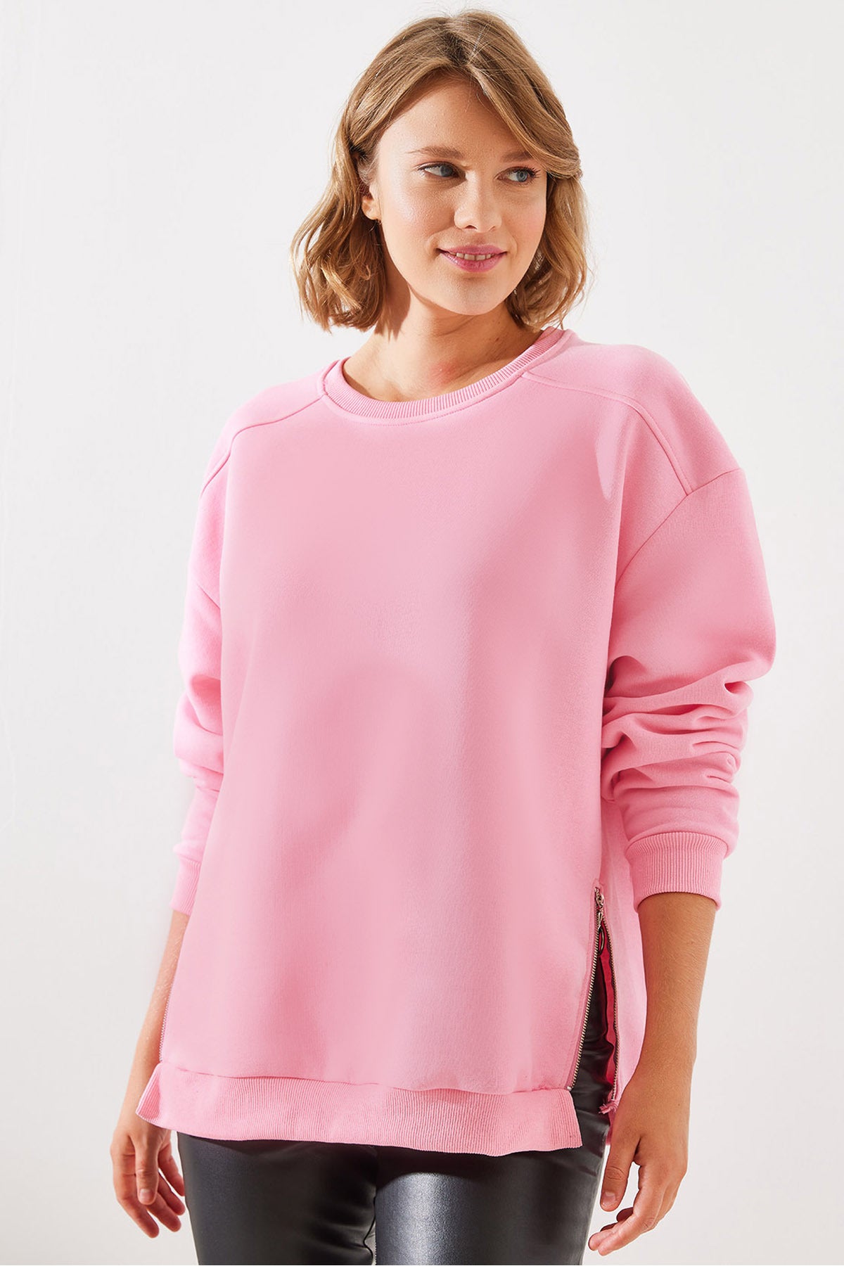 Pink Women Sweatshirt