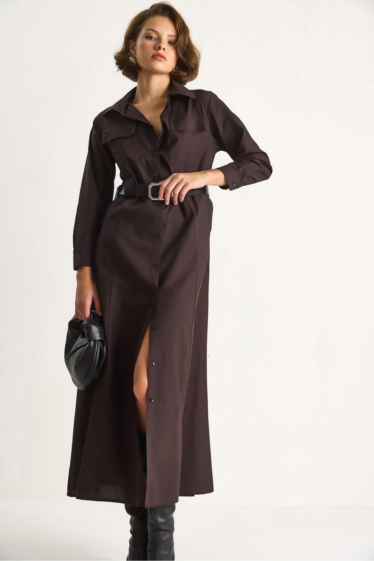 Bitter Brown Women Dress