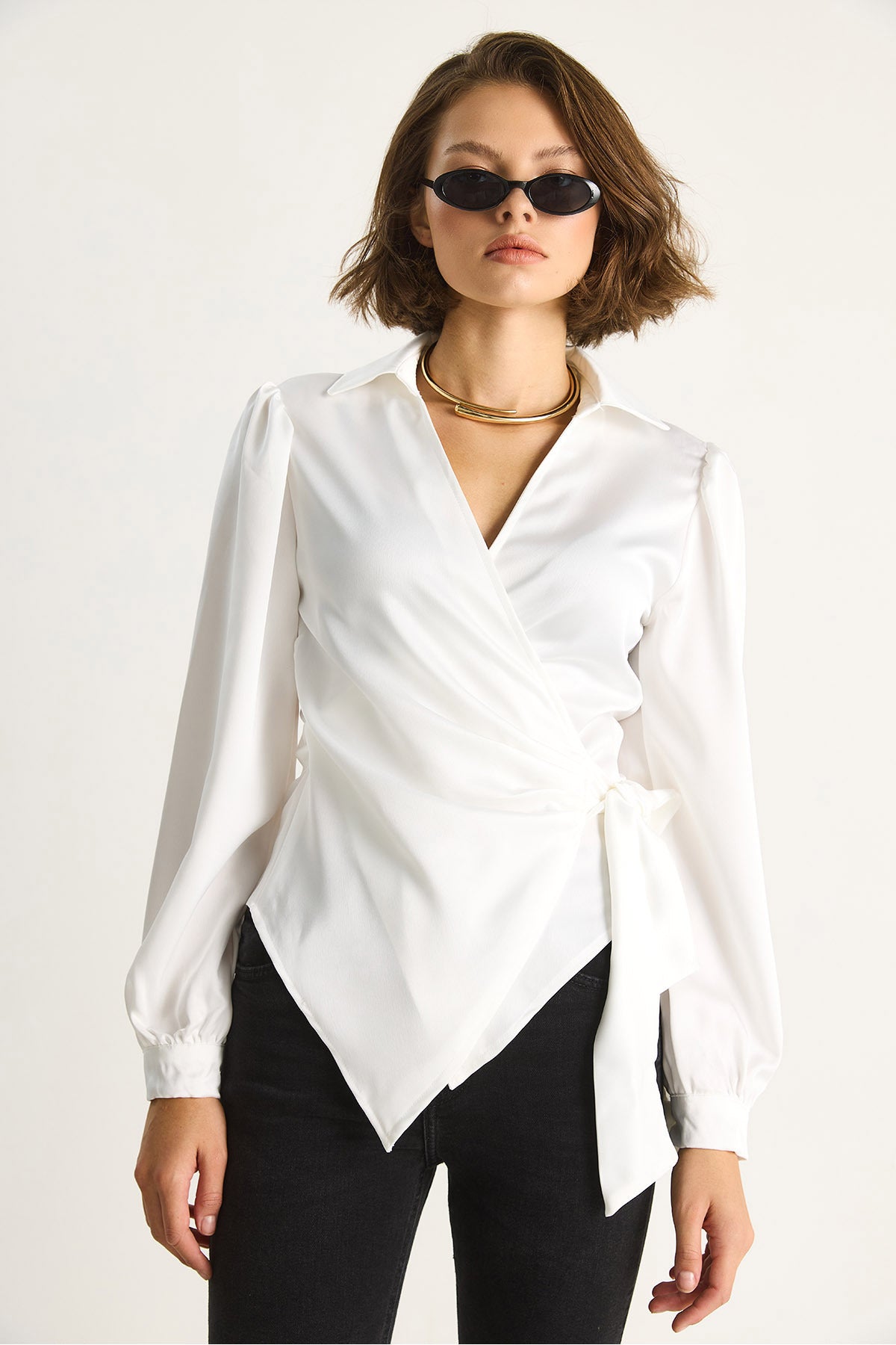 White Women Blouse