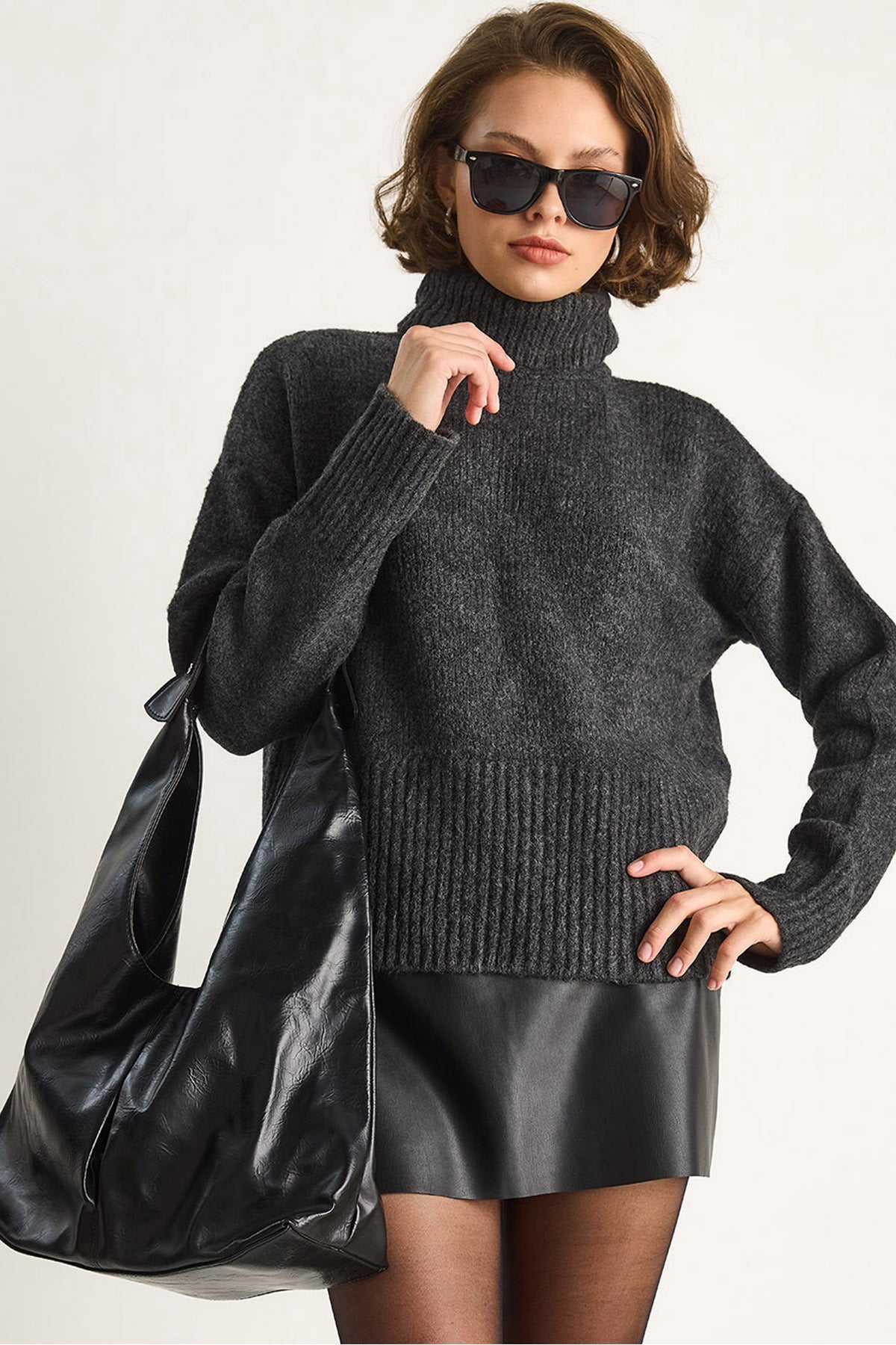 Anthracite Women Sweater