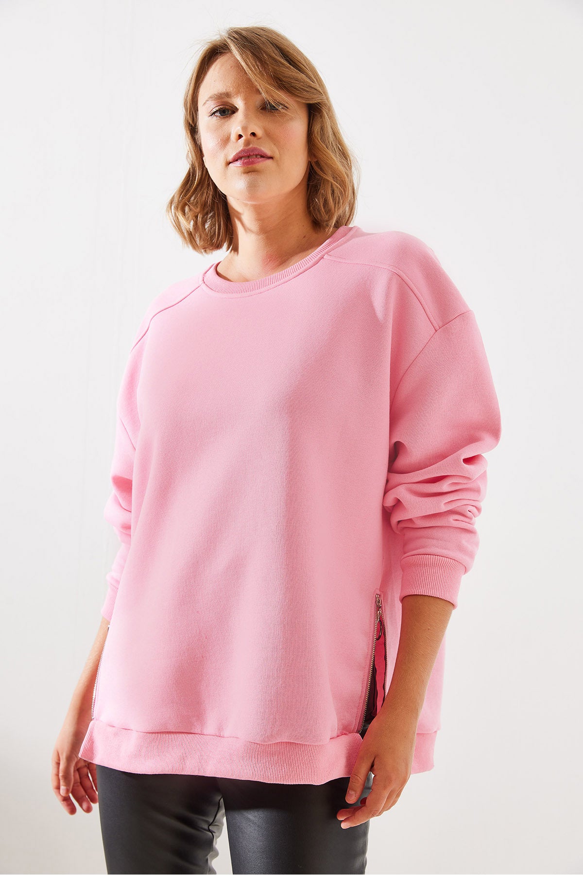 Pink Women Sweatshirt