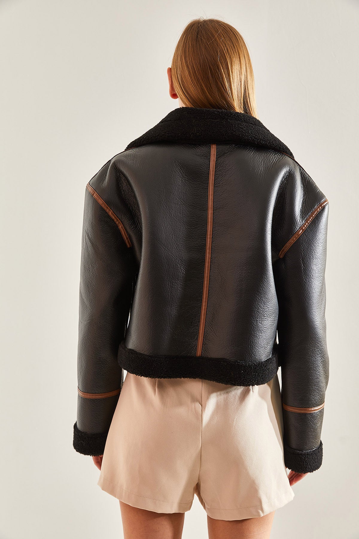 Matte Black Women Jacket