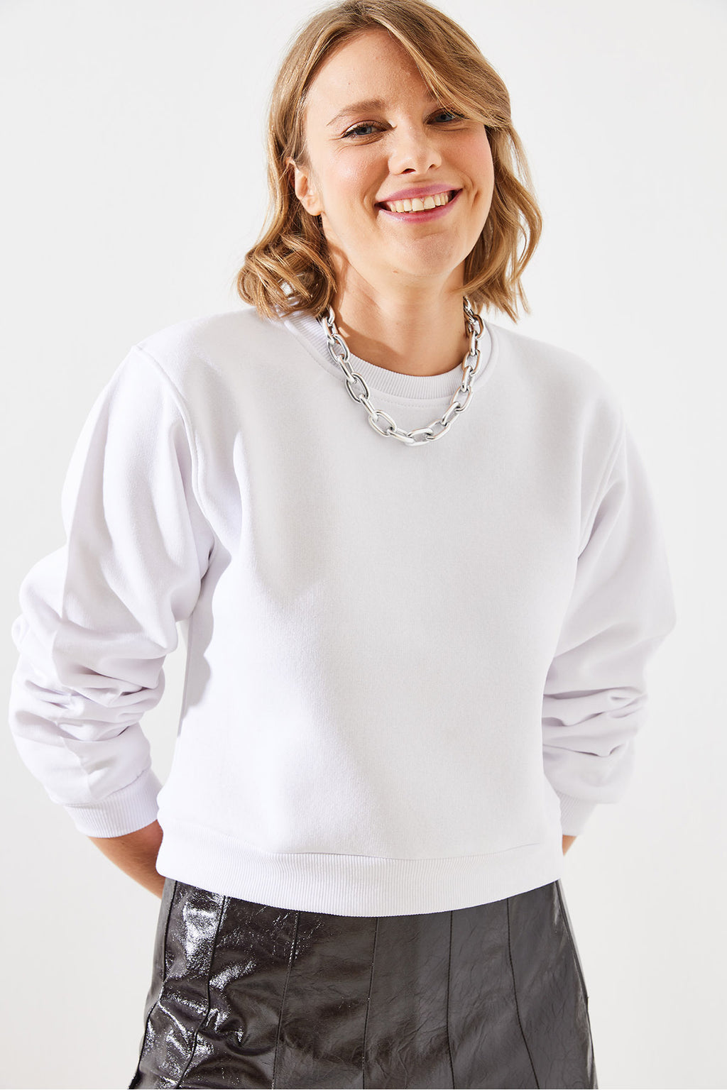 White Women Sweatshirt