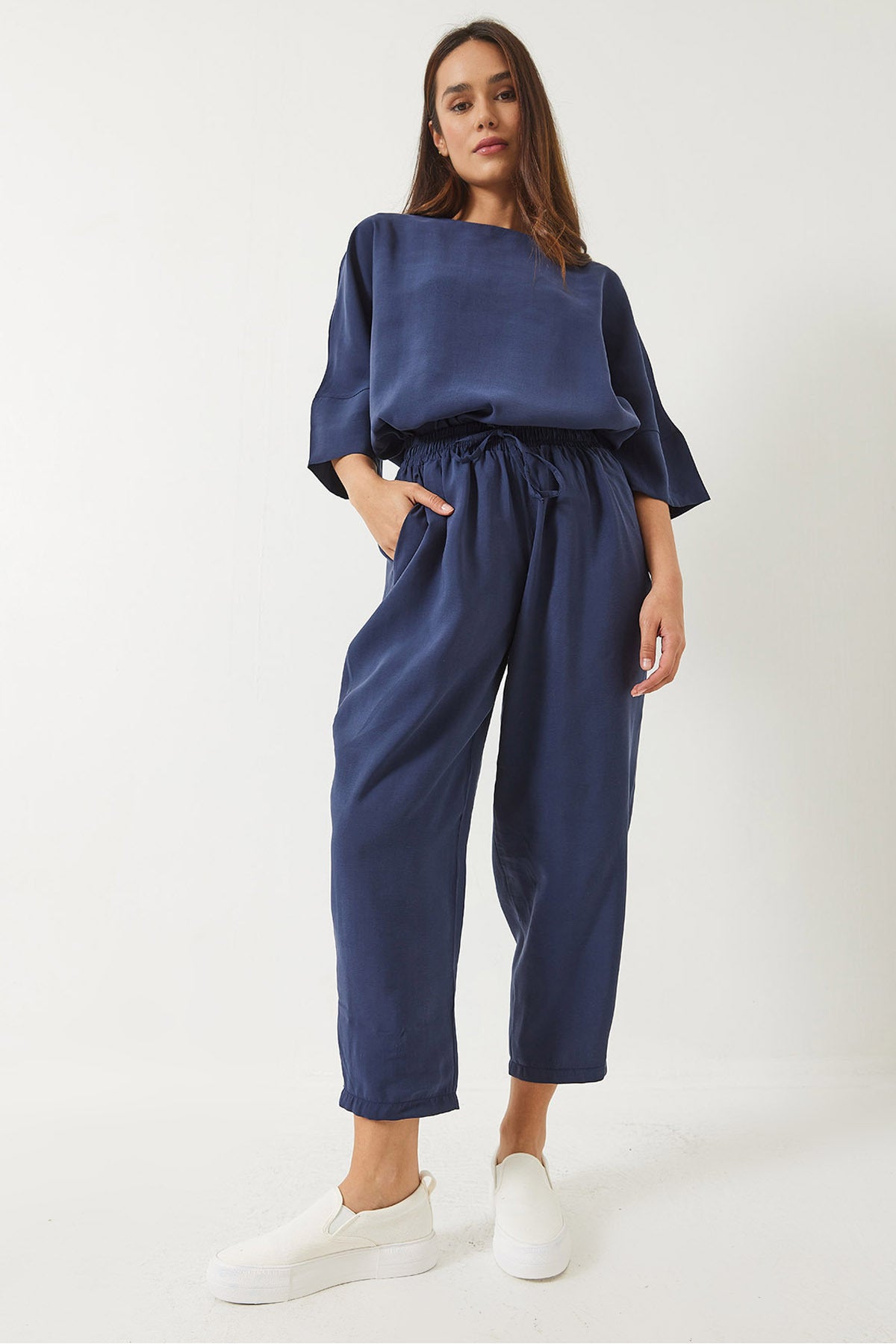 Indigo Women Two-Piece Set
