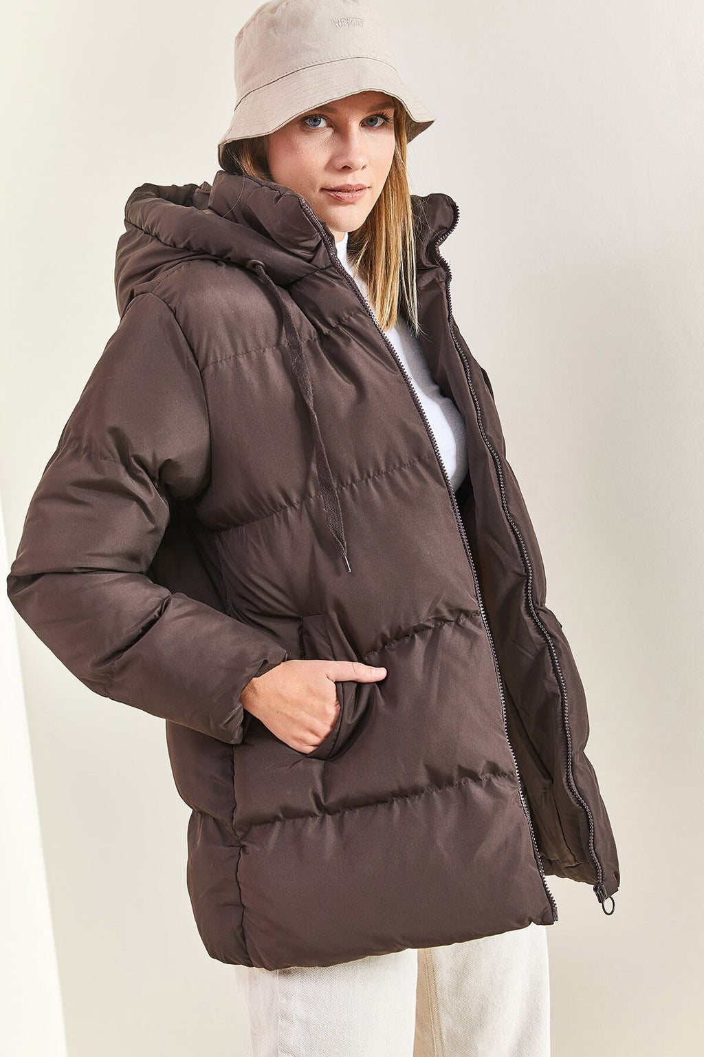 Brown Women Coat