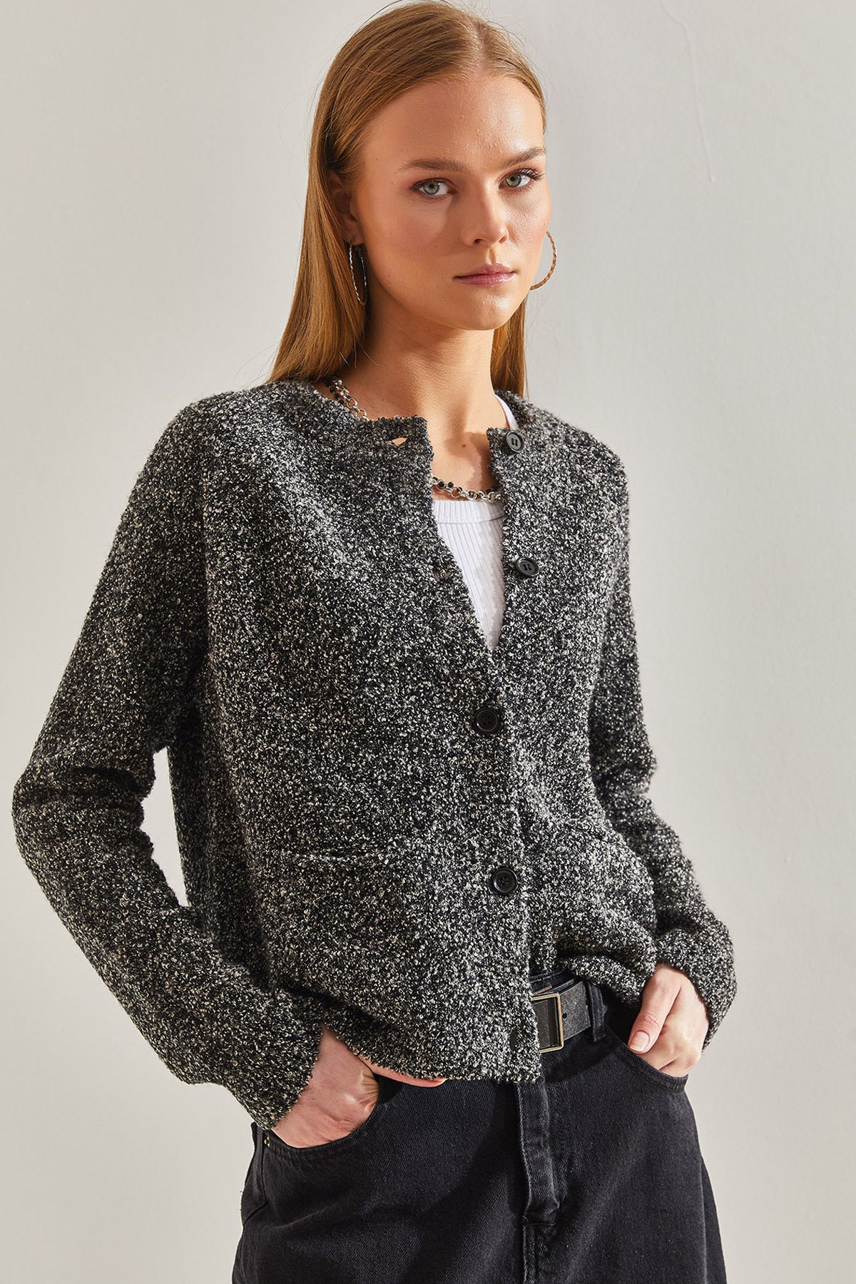 Black Women Cardigan