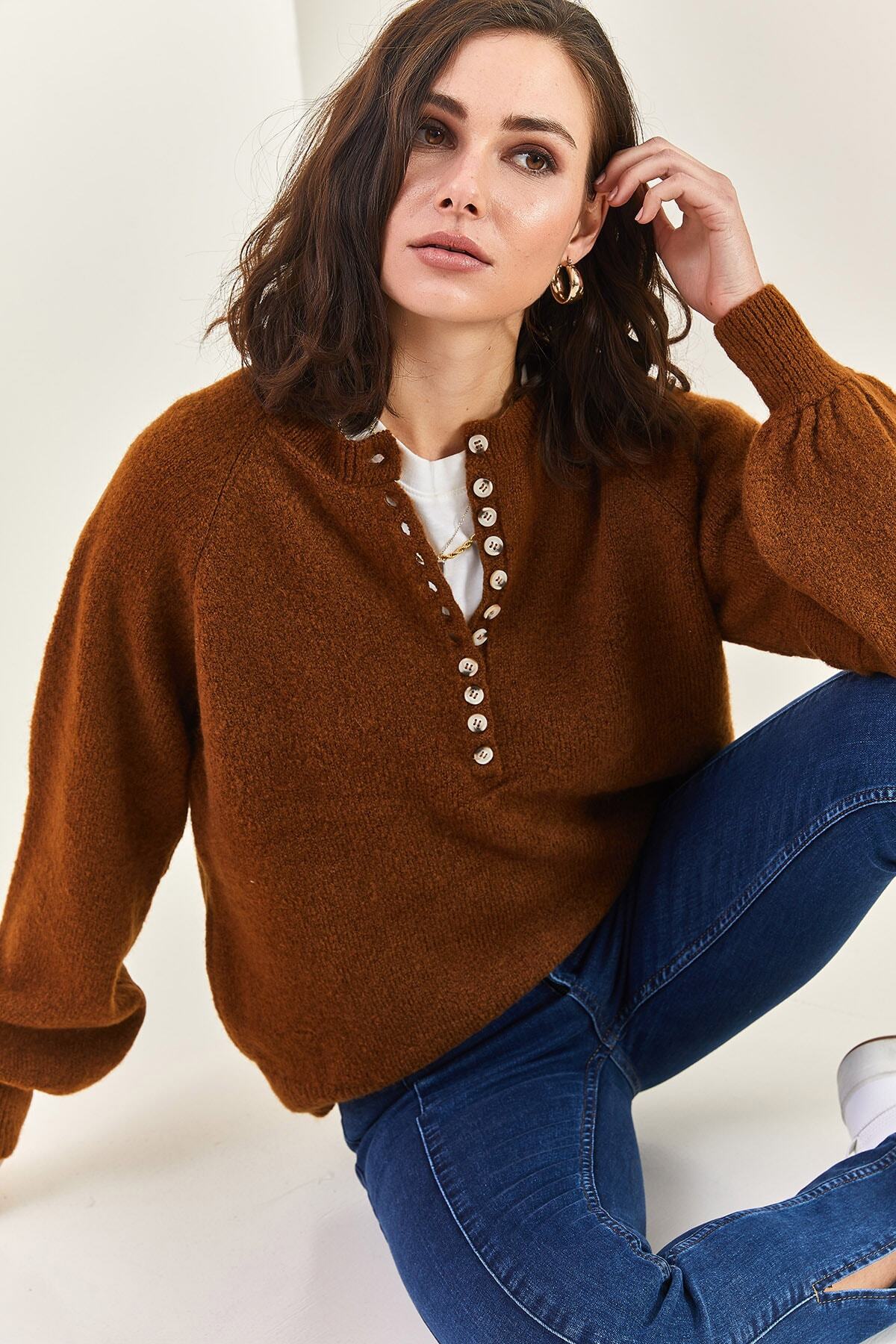 Brown Women Sweater