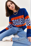 Blue Women Sweater