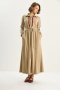 Milky Brown Women Dress
