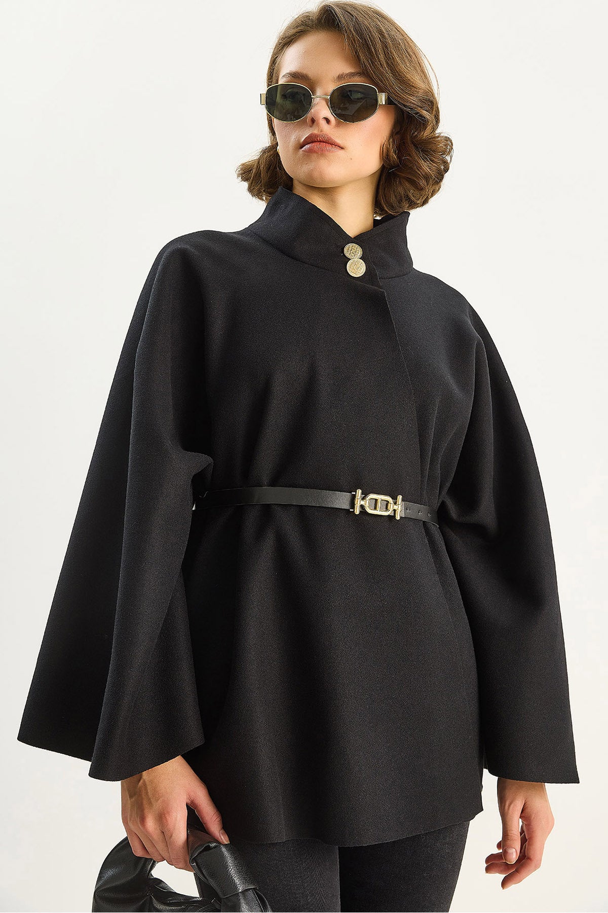 Black Women Poncho