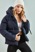 Navy Blue Women Coat