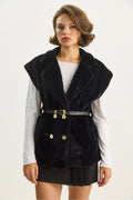 Black Women Vest