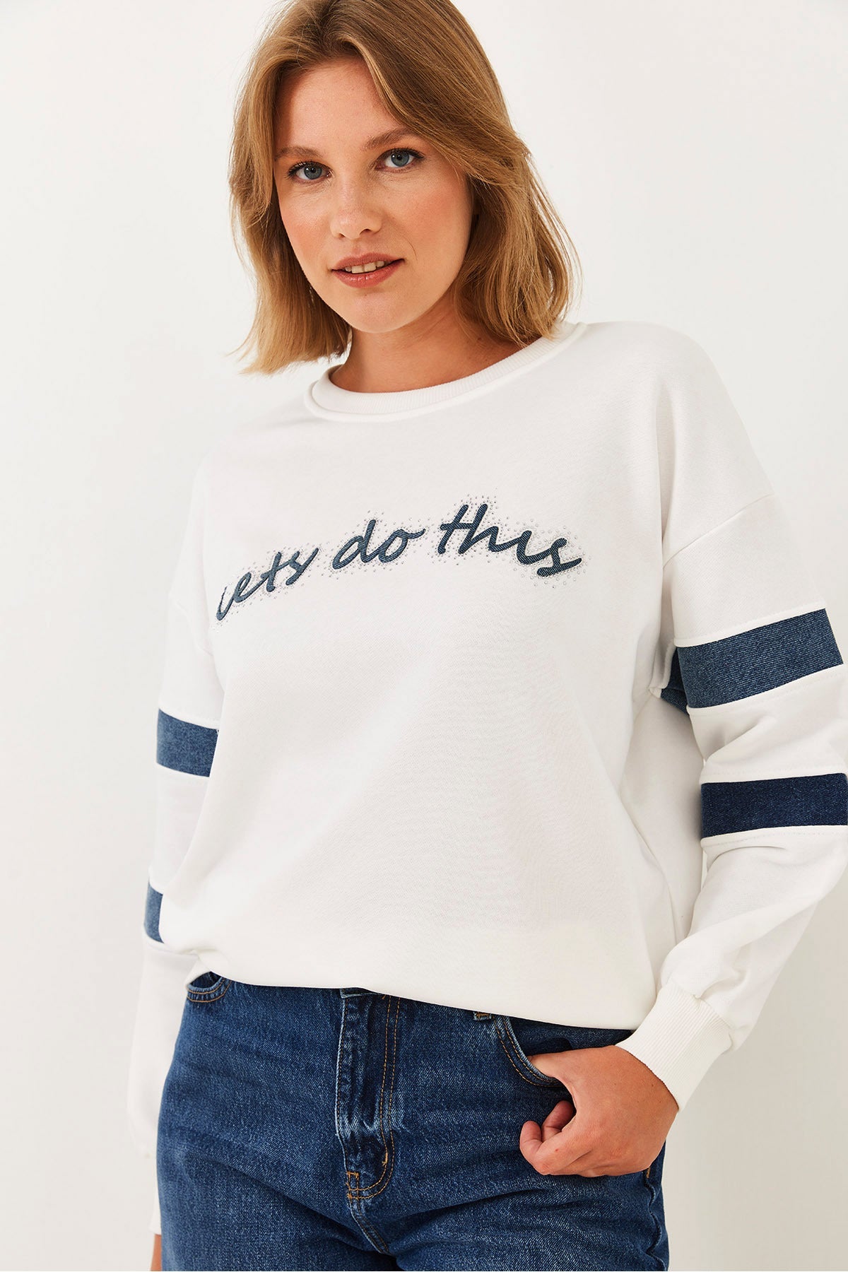 White Women Sweatshirt