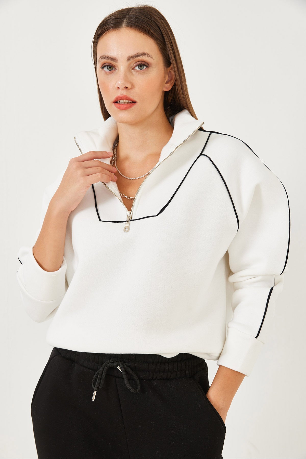 White Women Sweatshirt