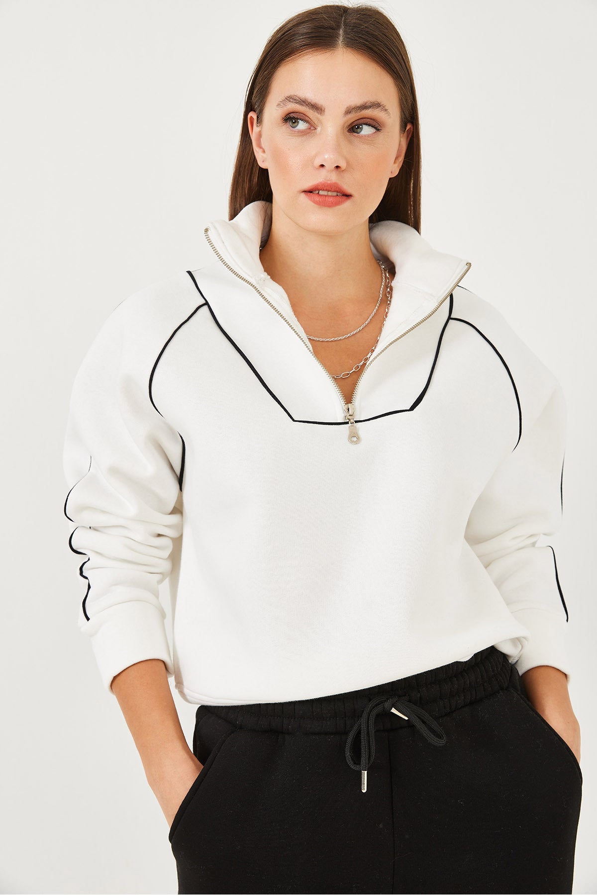 White Women Sweatshirt
