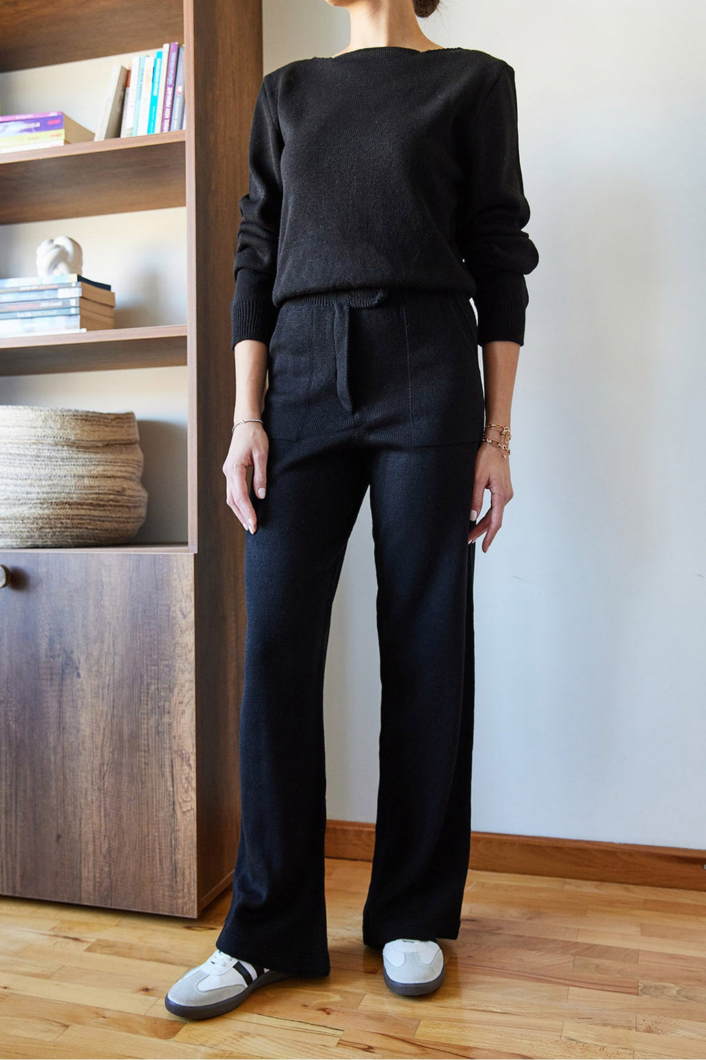 Black Women Two-Piece Set