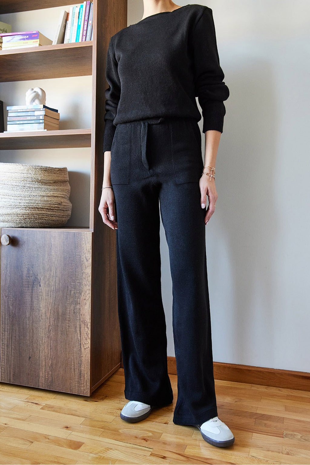 Black Women Two-Piece Set