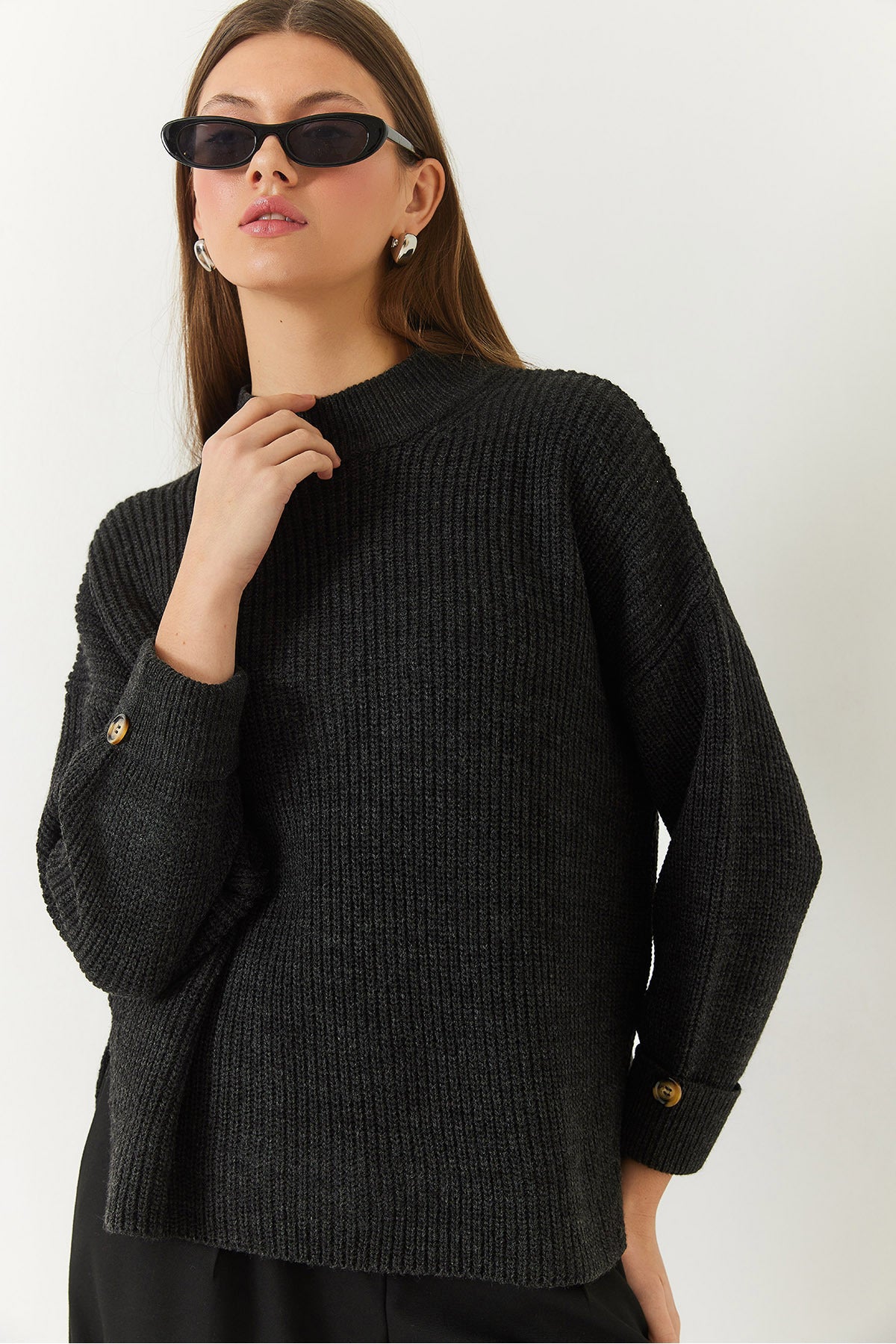Anthracite Women Sweater