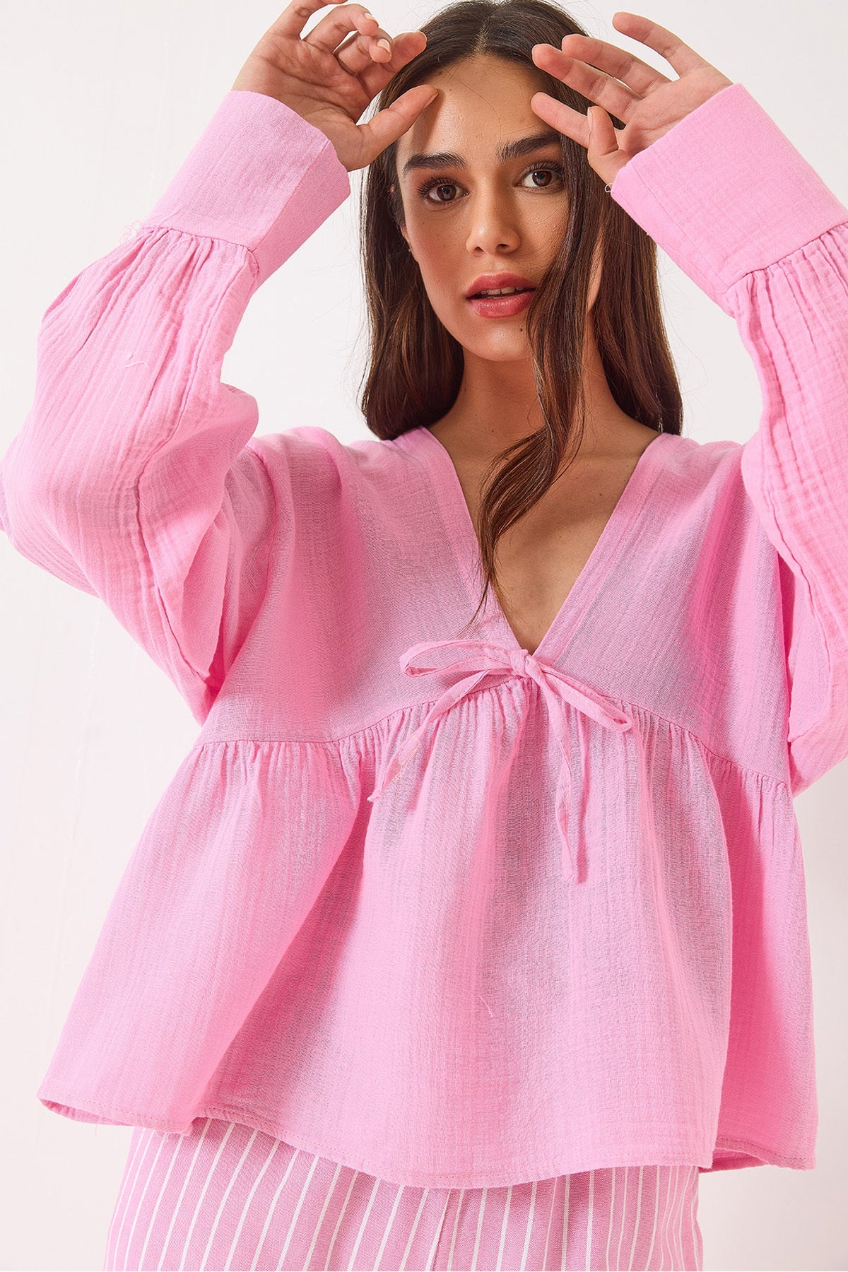 Candy Pink Women Blouse