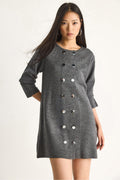 Gray Melange Women Dress