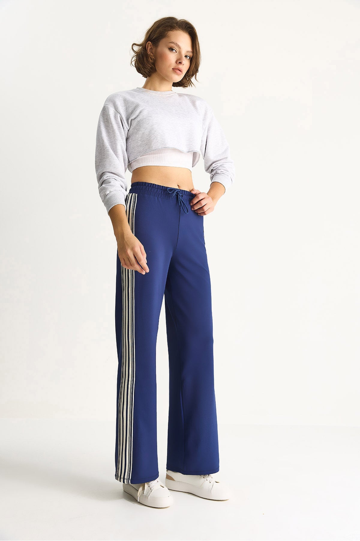 Navy Blue Women Jogger Pants