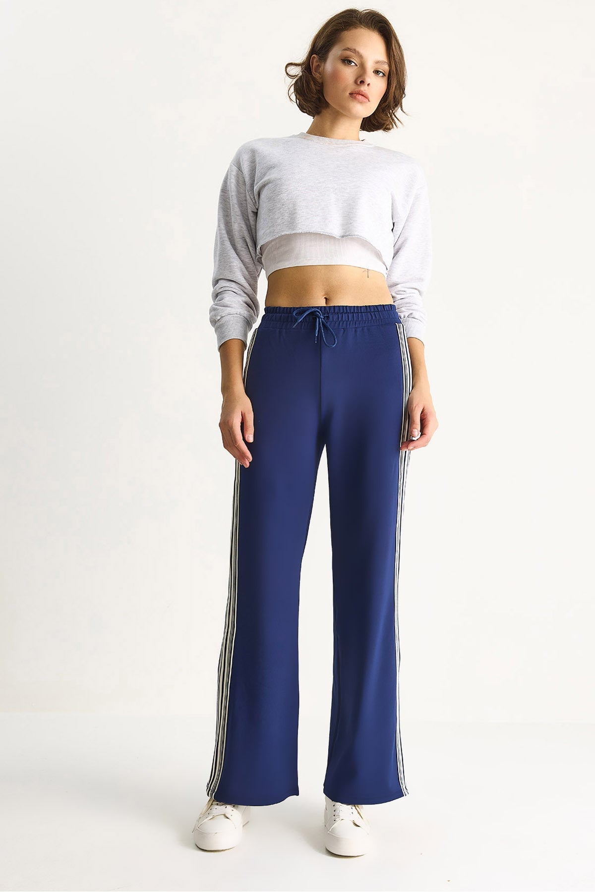 Navy Blue Women Jogger Pants
