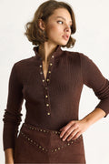 Bitter Brown Women Blouse
